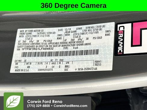 Used 2020 Ford F150 Raptor w/ Equipment Group 802A Luxury AWD/4WD image 35