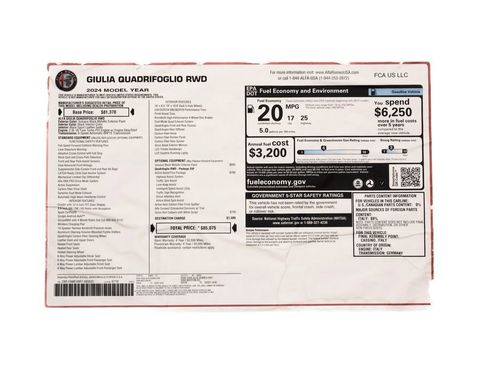 Used 2024 Alfa Romeo Giulia Quadrifoglio w/ Active Assist Plus Package image 36