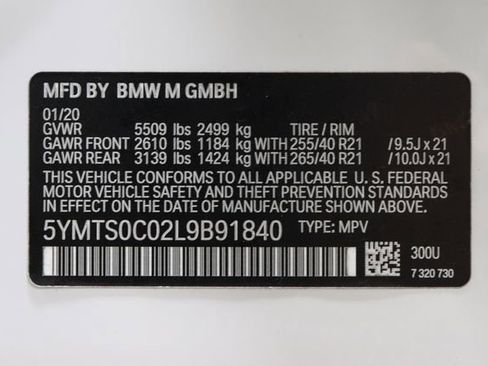 Used 2020 BMW X3 M w/ Executive Package AWD/4WD image 33