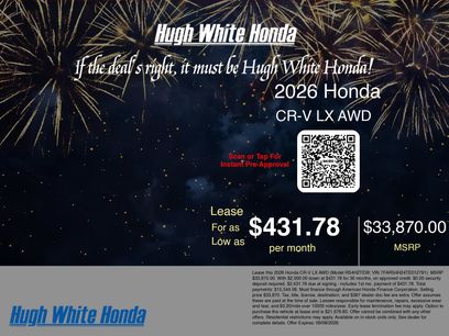 New 2026 Honda CR-V LX