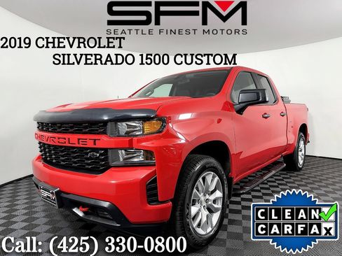 Used 2019 Chevrolet Silverado 1500 Custom w/ Custom Convenience Package AWD/4WD image 1