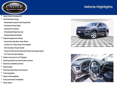 Used 2018 Jeep Compass Latitude w/ Popular Equipment Group AWD/4WD image 4