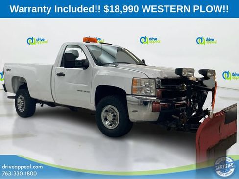 Used 2007 Chevrolet Silverado 3500 W/T w/ Snow Plow Prep Package AWD/4WD image 1