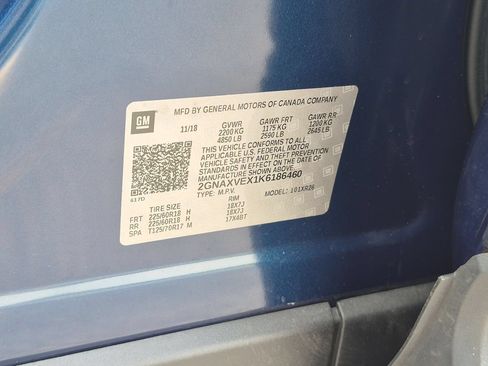 Certified 2019 Chevrolet Equinox LT AWD/4WD image 34