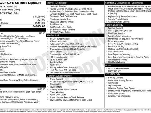 Certified 2025 MAZDA CX-5 Signature AWD/4WD image 6
