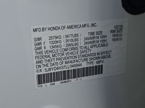 Used 2020 Acura MDX SH-AWD image 33