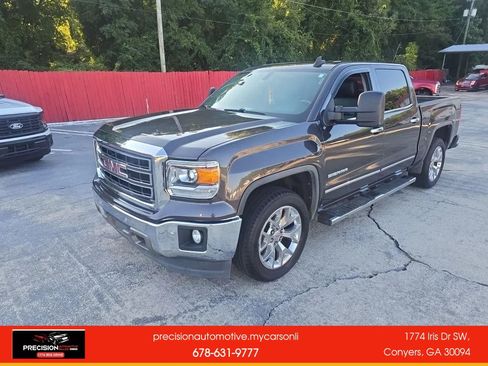 Used 2015 GMC Sierra 1500 SLT w/ SLT Crew Cab Value Package RWD image 2