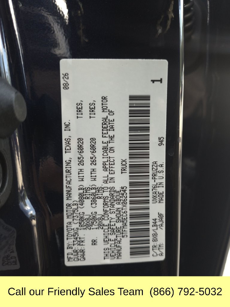 Certified 2026 Toyota Tundra 1794 Edition AWD/4WD image 27