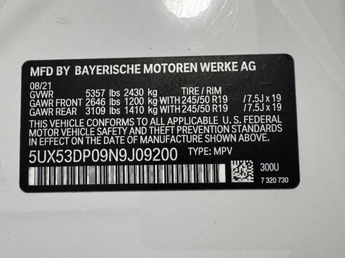 Used 2022 BMW X3 xDrive30i w/ Premium Package AWD/4WD image 11