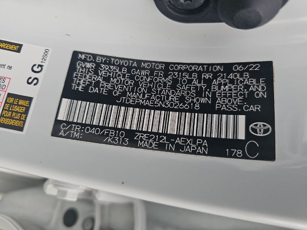 Used 2022 Toyota Corolla LE w/ Carpet Mat Package (TMS) FWD image 41