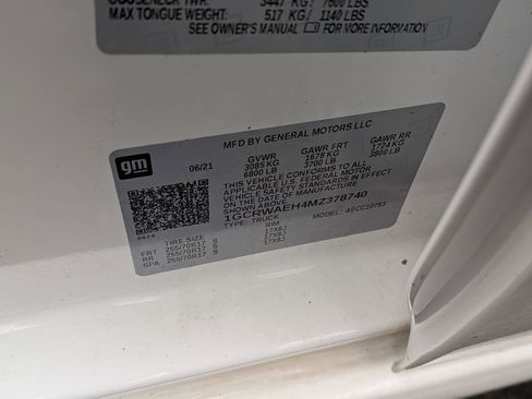 Used 2021 Chevrolet Silverado 1500 W/T w/ WT Fleet Convenience Package image 34