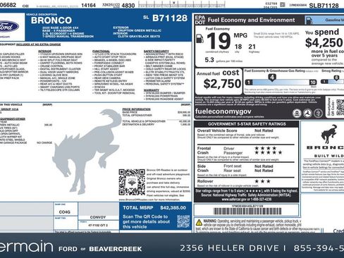 New 2025 Ford Bronco 4-Door image 29