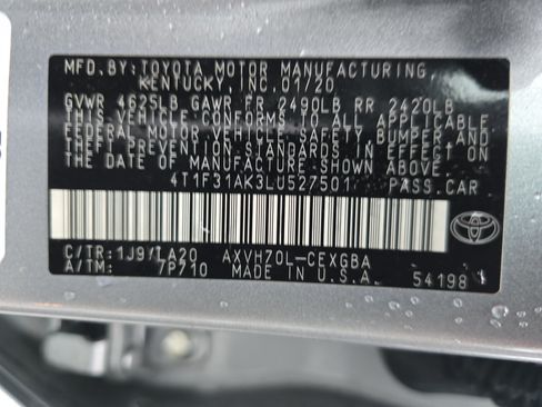 Used 2020 Toyota Camry XLE w/ Sunroof Package FWD image 35