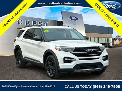 Certified 2022 Ford Explorer XLT w/ Equipment Group 202A AWD/4WD image 1