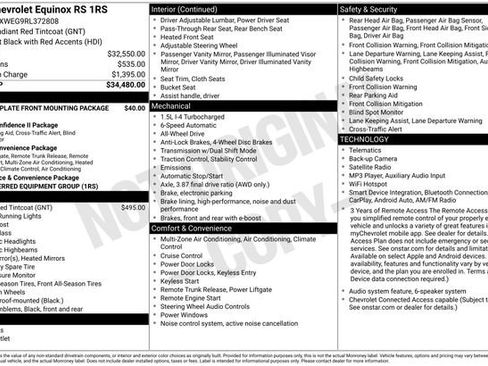 Used 2024 Chevrolet Equinox RS AWD/4WD image 34