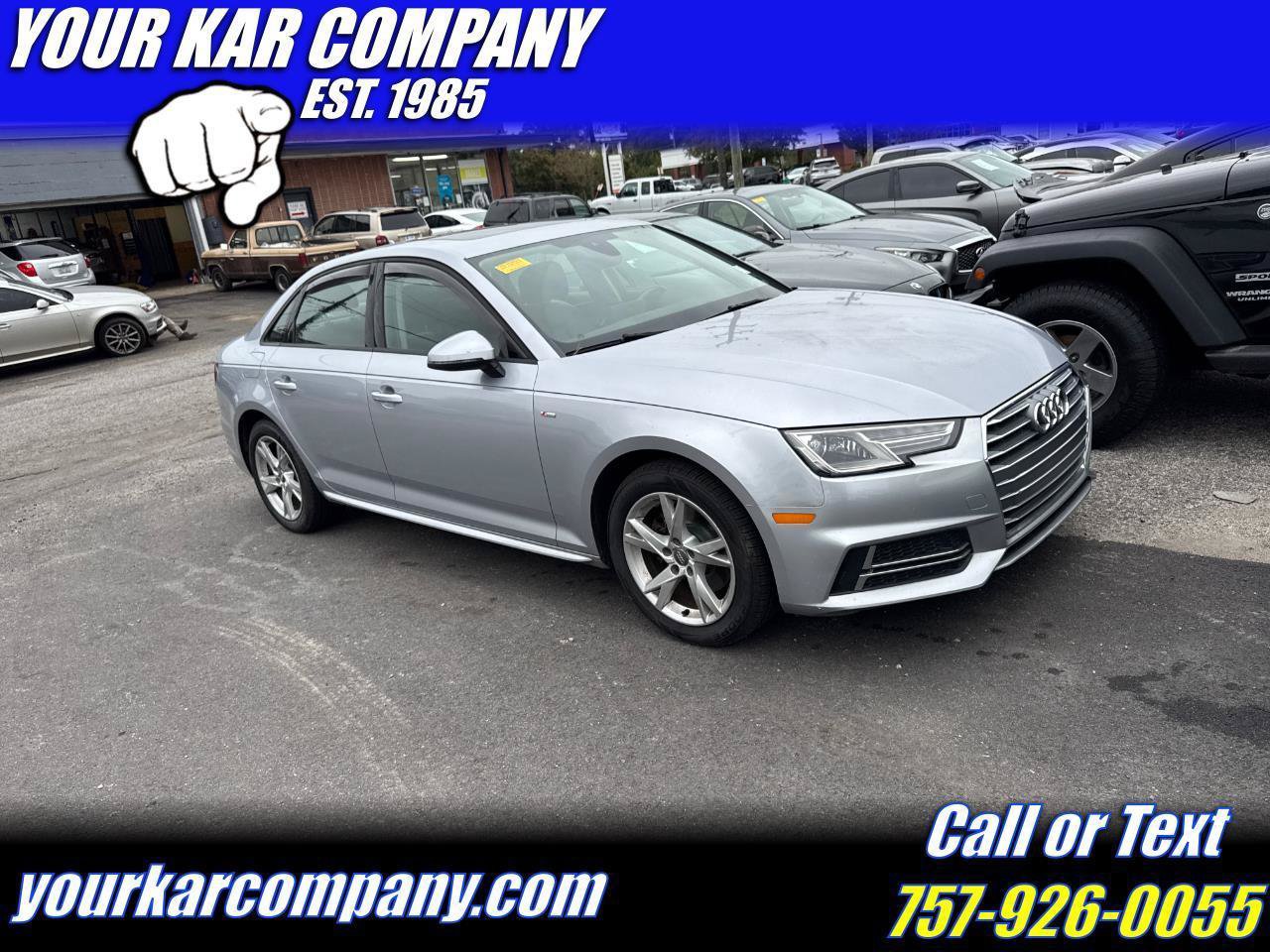 Used 2018 Audi A4 2.0T Ultra Premium w/ Convenience Package FWD image 1