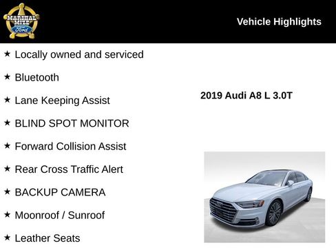 Used 2019 Audi A8 L 3.0T w/ Luxury Package AWD/4WD image 2
