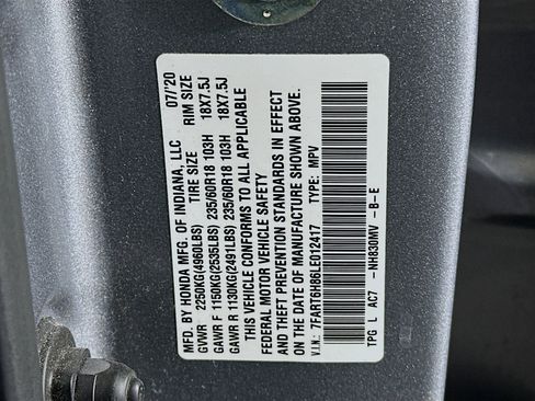 Used 2020 Honda CR-V EX-L image 12