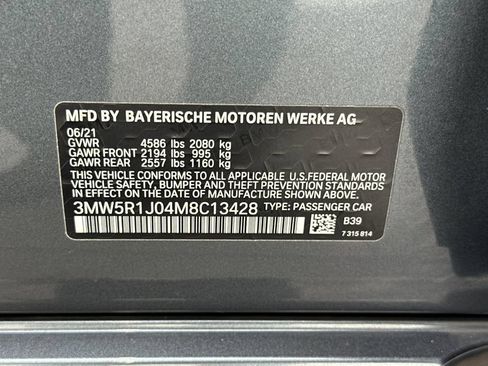 Used 2021 BMW 330i Sedan w/ M Sport Package RWD image 34
