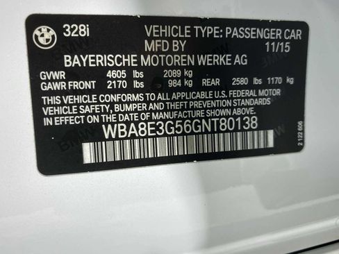 Used 2016 BMW 328i xDrive Sedan AWD/4WD image 21