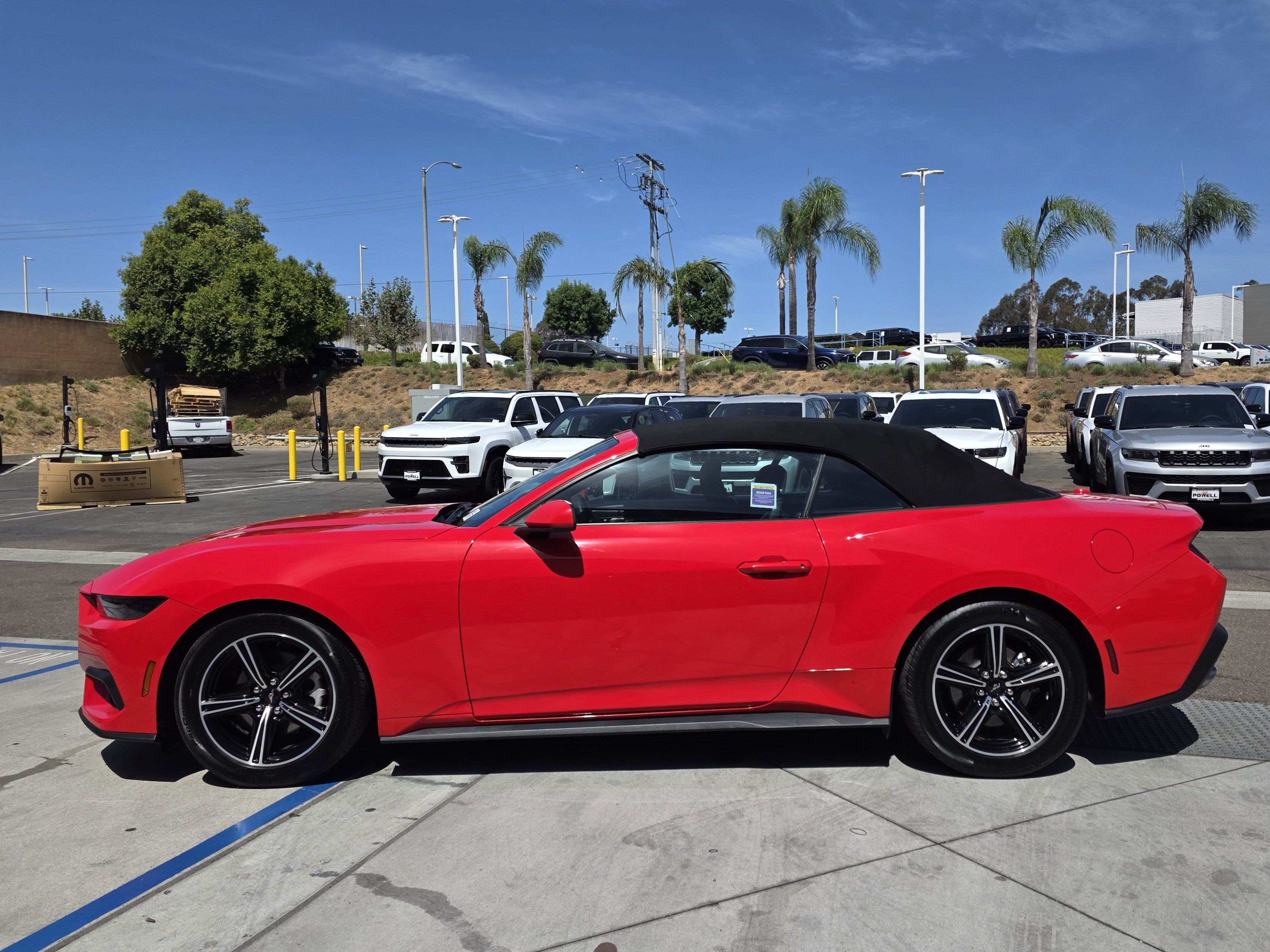 Used 2025 Ford Mustang Convertible RWD image 2