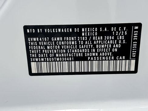 New 2026 Volkswagen Jetta S image 23