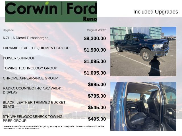 Used 2020 RAM 2500 Laramie AWD/4WD image 3