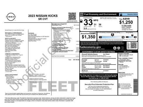 Used 2023 Nissan Kicks SR w/ SR Premium Package image 4