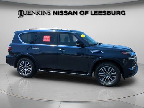 Certified 2023 Nissan Armada SL w/ Captain's Chairs Package RWD image 2