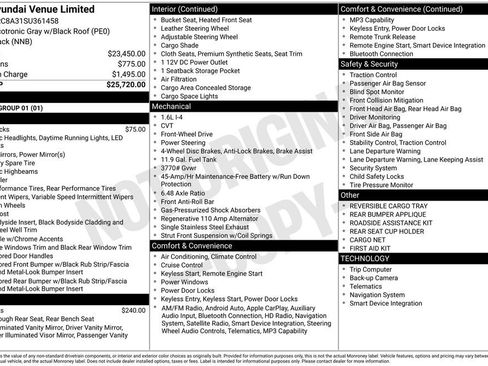 Certified 2025 Hyundai Venue Limited image 30