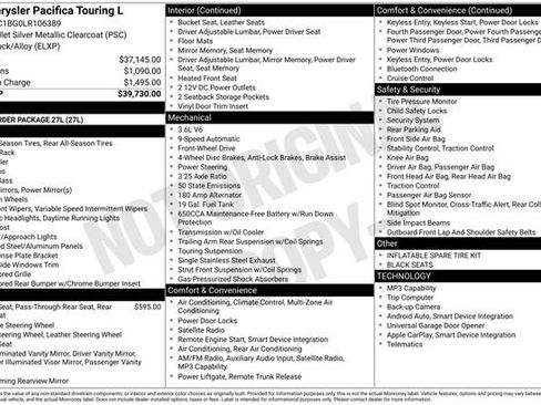 Used 2020 Chrysler Pacifica Touring-L image 6