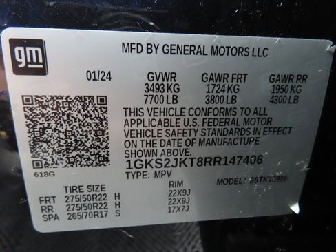 Used 2024 GMC Yukon XL Denali w/ Advanced Technology Package image 80