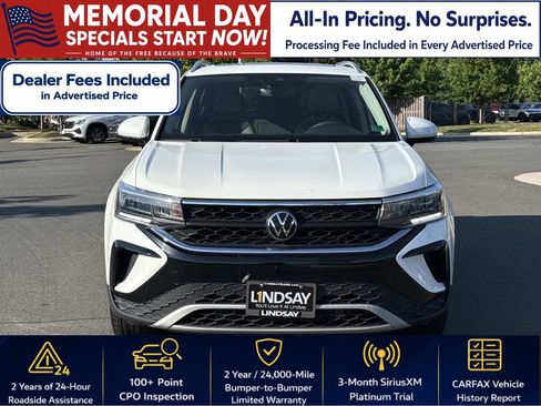 Used 2024 Volkswagen Taos SE w/ Panoramic Sunroof Package AWD/4WD image 8