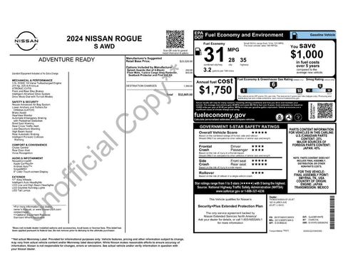 Used 2024 Nissan Rogue S image 31