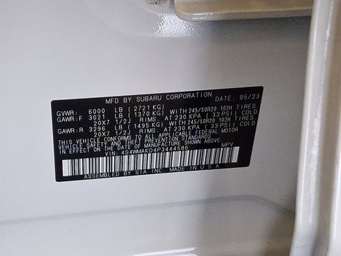 Certified 2023 Subaru Ascent Onyx Edition Limited image 29