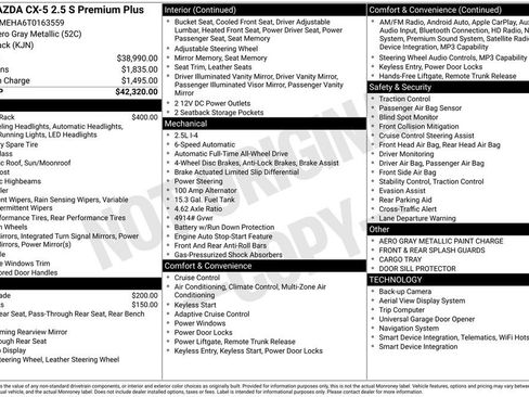New 2026 MAZDA CX-5 2.5 S w/ Premium Plus Package AWD/4WD image 2