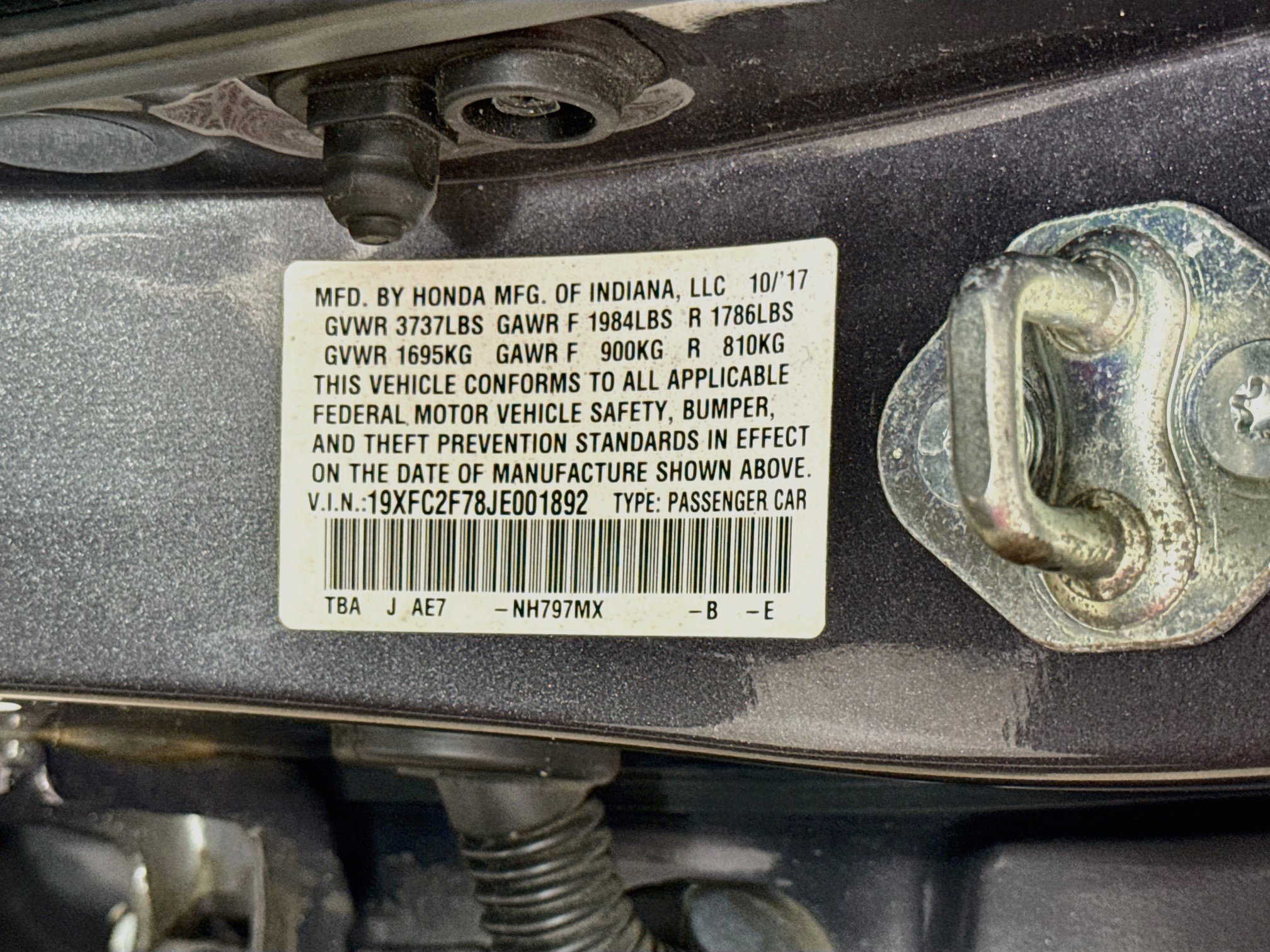 Used 2018 Honda Civic EX image 29
