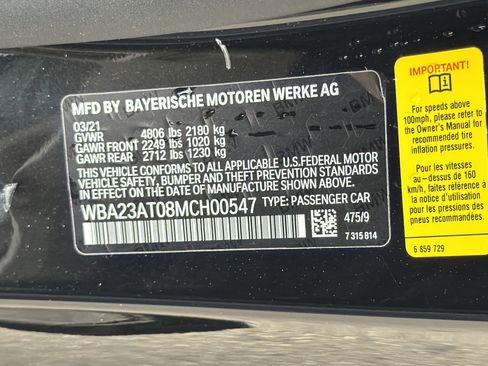 Used 2021 BMW 430i Convertible w/ M Sport Package RWD image 29
