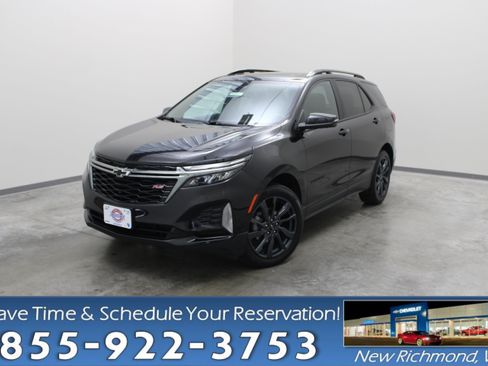 Certified 2022 Chevrolet Equinox RS w/ RS Leather Package AWD/4WD image 1