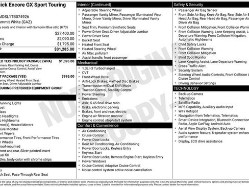 Used 2026 Buick Encore GX Sport Touring w/ Advanced Technology Package FWD image 4