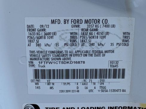 Used 2013 Ford F150 XLT w/ Luxury Equipment Group RWD image 25