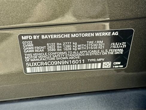 Used 2022 BMW X5 sDrive40i w/ Parking Assistance Package image 36