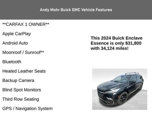 Used 2024 Buick Enclave Essence w/ Experience Buick Package FWD image 4