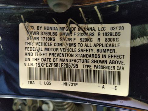 Used 2020 Honda Civic LX image 33