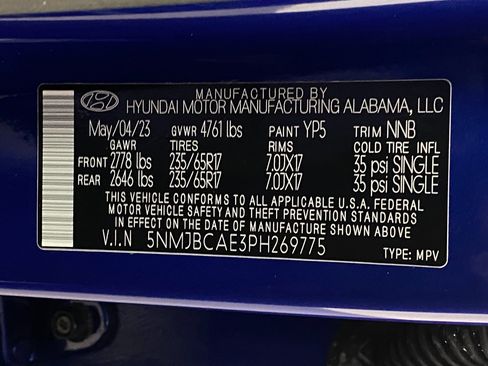 Certified 2023 Hyundai Tucson SEL AWD/4WD image 33