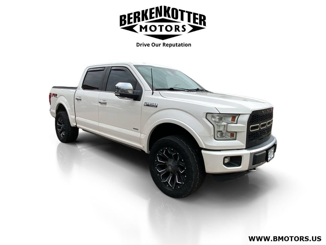 Used 2015 Ford F150 Platinum w/ Equipment Group 701A Luxury AWD/4WD image 1