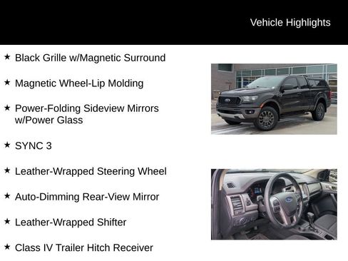 Used 2019 Ford Ranger XLT w/ Equipment Group 301A Mid image 26