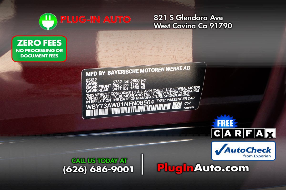 Used 2022 BMW i4 eDrive40 w/ M Sport Package RWD image 8