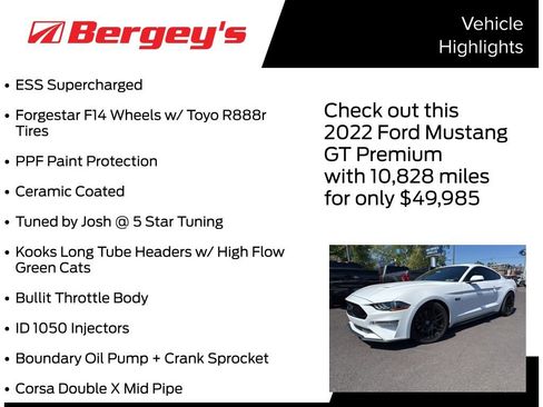 Used 2022 Ford Mustang GT Premium w/ Equipment Group 401A RWD image 5