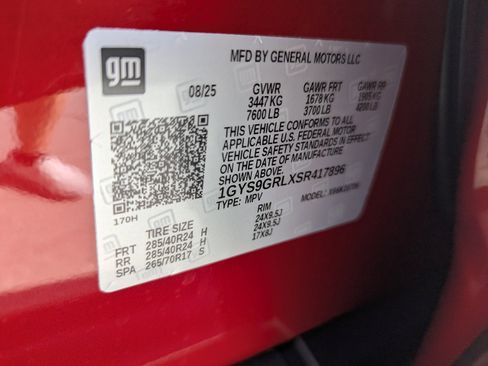 New 2025 Cadillac Escalade Sport Platinum w/ LPO, ONYX Package image 47